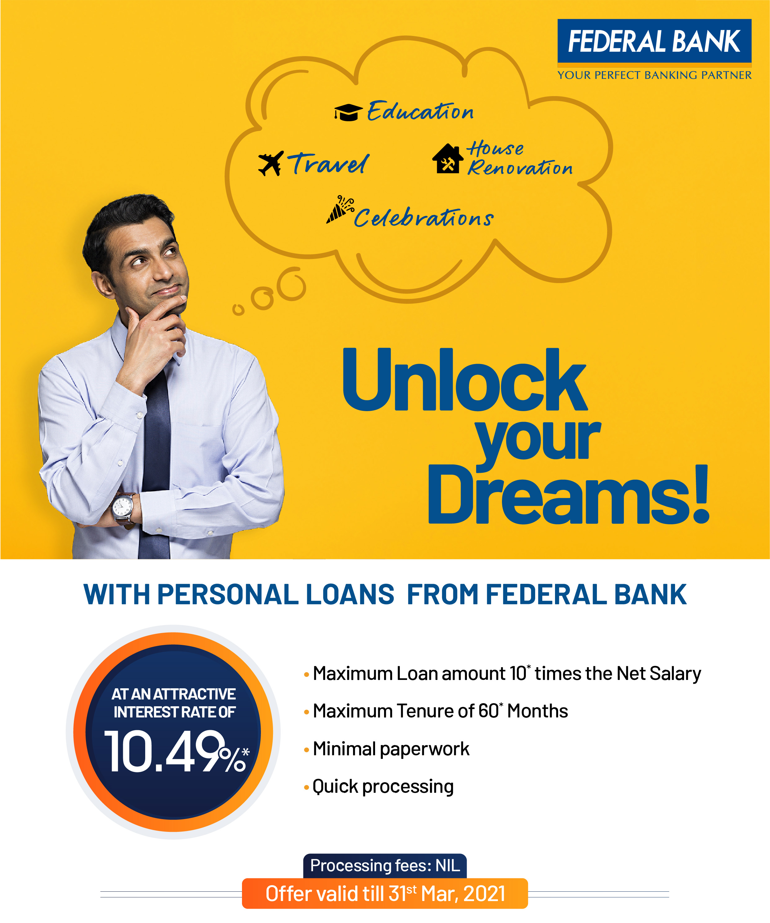 Personal Loan Federal Bank