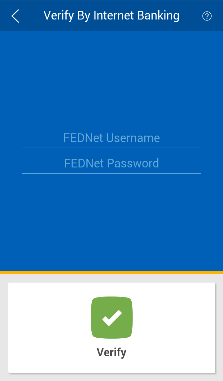 Enter FedNet Credentials